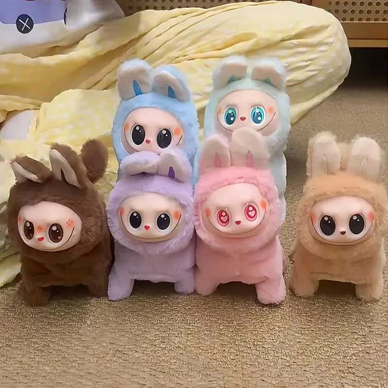 For Lafufu Mount Electric Labubu Dog Cartoon Silicone Face Glowing Running Singing Children Birthday Gift Lafufu Doll Toy L250705QJT0