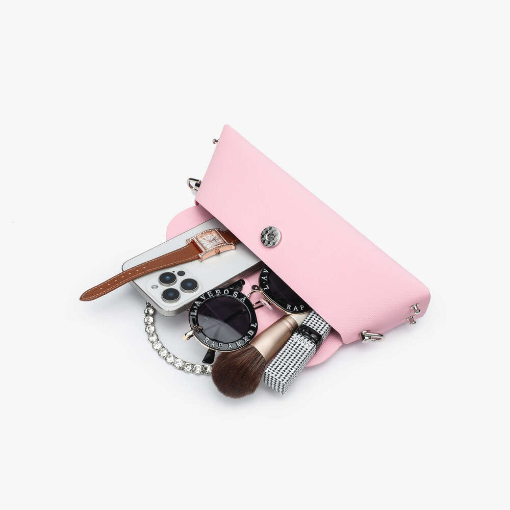 Women's handbag hot item 2025 new round shoulder crossbody bag pink high-end dumpling bag
