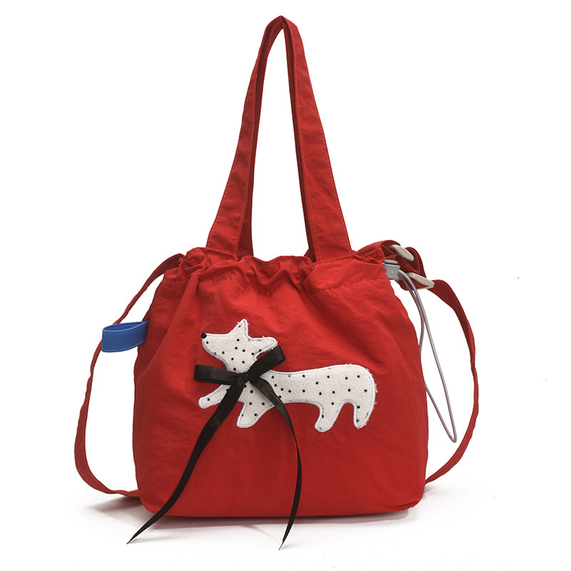 Free shipping designer Summer High-End Commuting Phone Crossbody Bag Small Bag for Women 2025 New Versatile Cute Embroidered Drawstring Canvas Bag