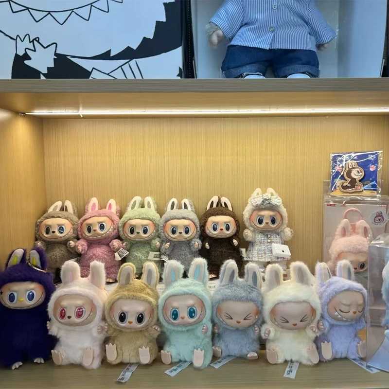 For Labubu V3 Heartbeat Macaron Enamel The Monsters Face Blind Box and Stitch Eat Something Before Sleep Series Blind Box Gift L250705PDXC
