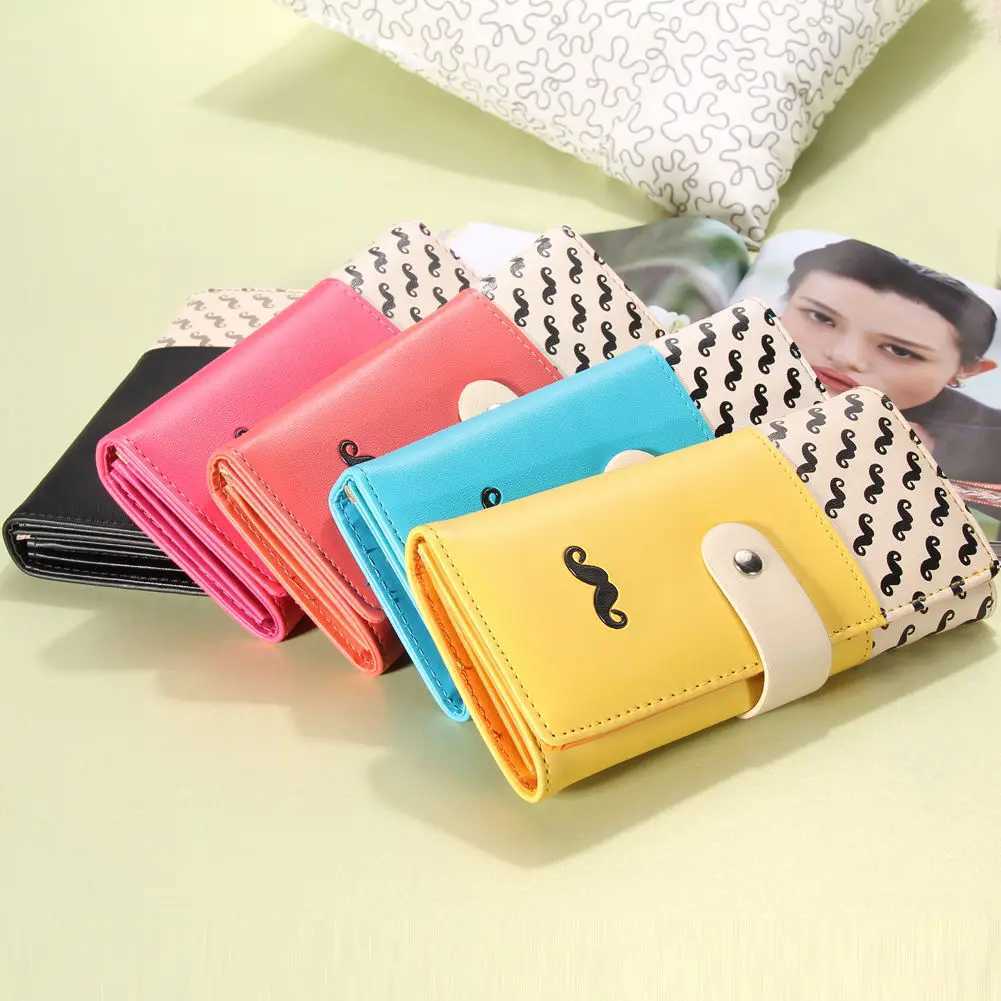 100% Genuine Leather Wallet PU Leather LG Purse ID Cards Holder Handbag For B Gift Y250707