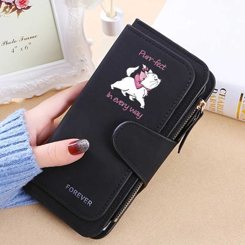 The Aristos Large Capacity Wallet Girl Marie Anime Figures Purse Wan Mti Card Slot Multifunctional Card Holder Y250707