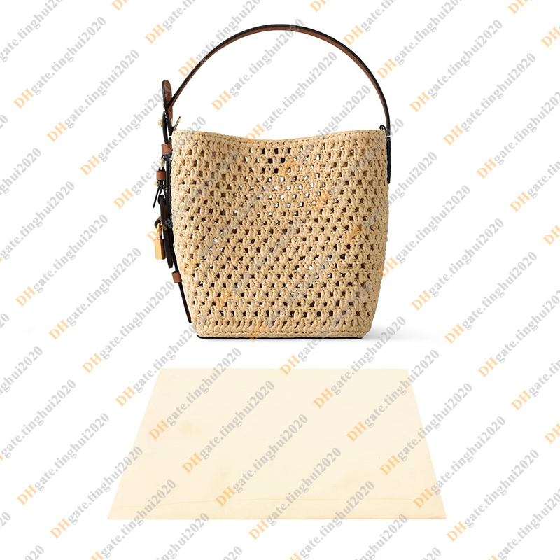 Crossbody Designe Shoulder Woven Luxury Bag Fashion Ladies Straw Raffia Tote Handbag Top Mirror Quality M83525 M24722 M24723 M25030 M25010 M14303 M14217 M14405 177