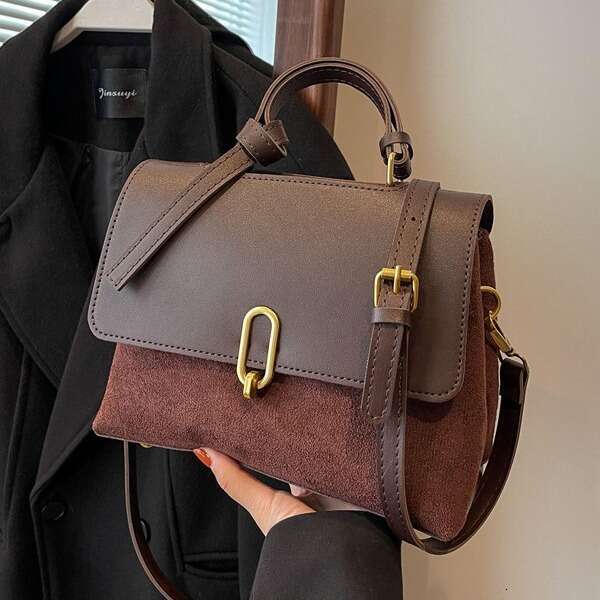 High-end Handbag for Women Autumn Winter 2025 New Trend Versatile Shoulder Retro Niche Crossbody Commuter Bag