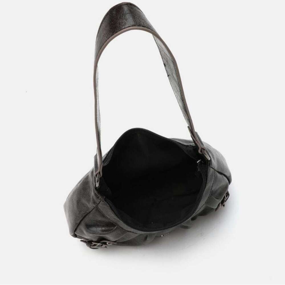 Shoulder bag crossbody bag retro style 2025 women's new hot girl motorcycle bag wasteland style worn out