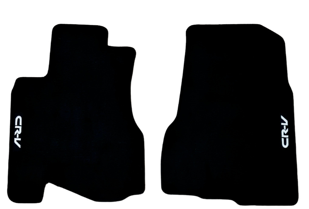 Front Car Floor Mats Velour For Honda CRV Waterproof Carpet Rugs Auto Liners New