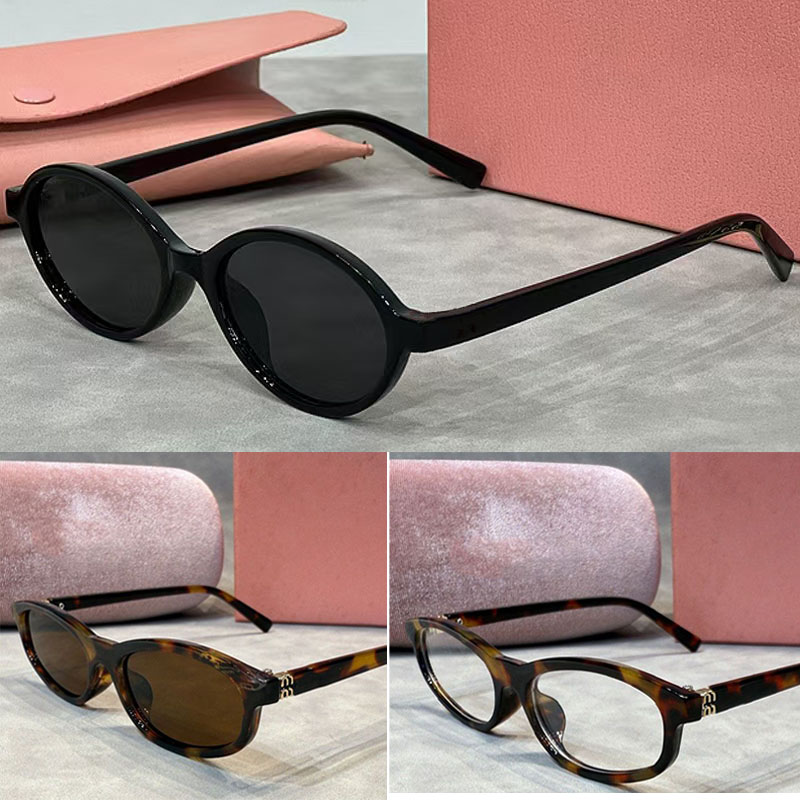 Classic Oval Designer Sunglasses Women's Vintage Sunglasses Men's Casual Fashion Glasses Small Frame Luxury UV400 Sunglasses