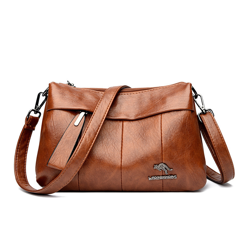 Free Shipping Blue Heart Kangaroo Women's Bag 2025 Designer New Fashionable Shoulder Bag Elegant Middle-aged Mother Bag Large Capacity Women'