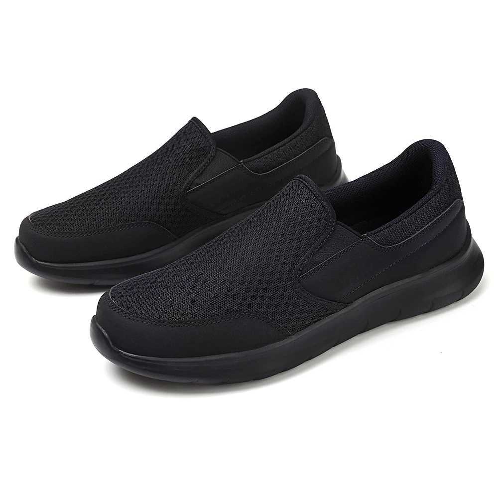 Plus Size Mens Breathable Slip On Classic Shoes Cfy Casual Durable Lightweight Walking Shoes Y250707