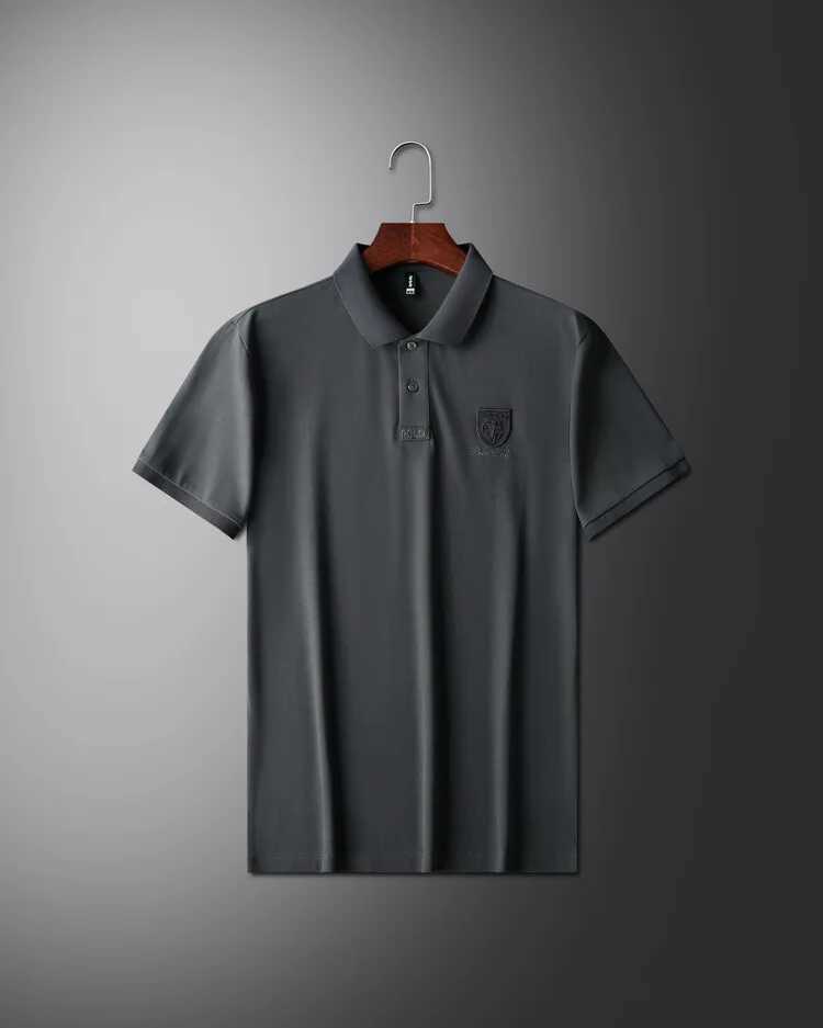 High-end brand short sleeve mens polo shirt summer fashion hot selling embroidery design golf top breathable casual T-shirt Y250707 Y250707