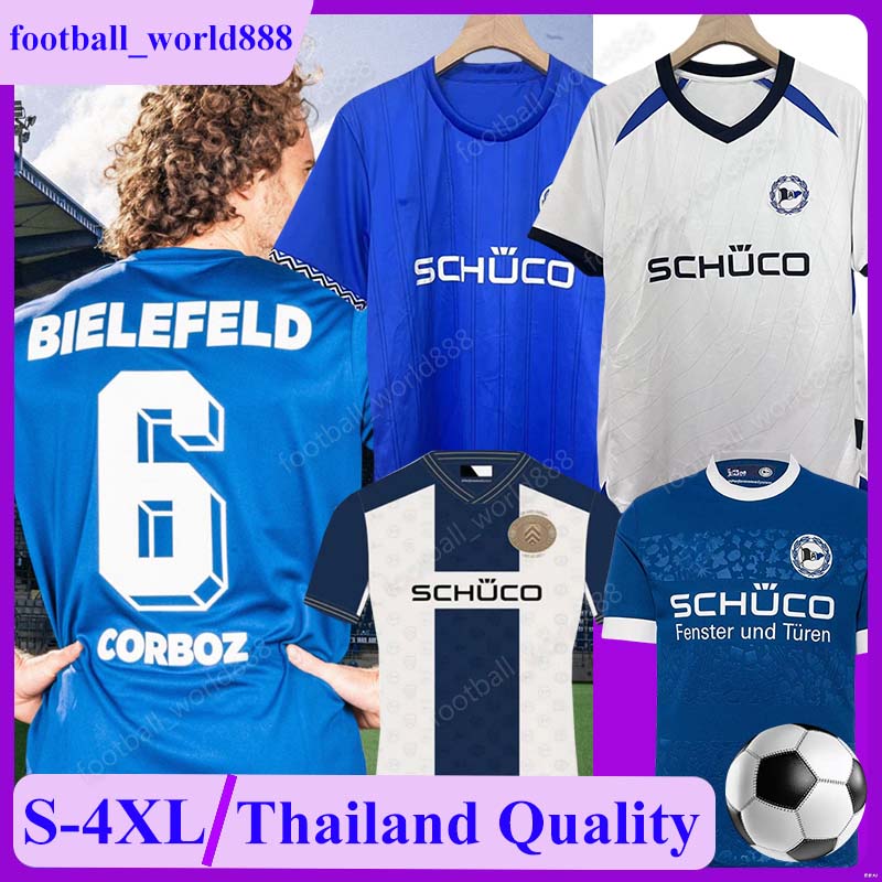 XXXL 4XL 120th Anniversary Arminia Bielefeld Soccer Jerseys KANIA 2025 26 Football Shirts 25 2026 CORBOZ WORL GRODOWSKI SARENREN Men Uniforms Sets poptonjersey111