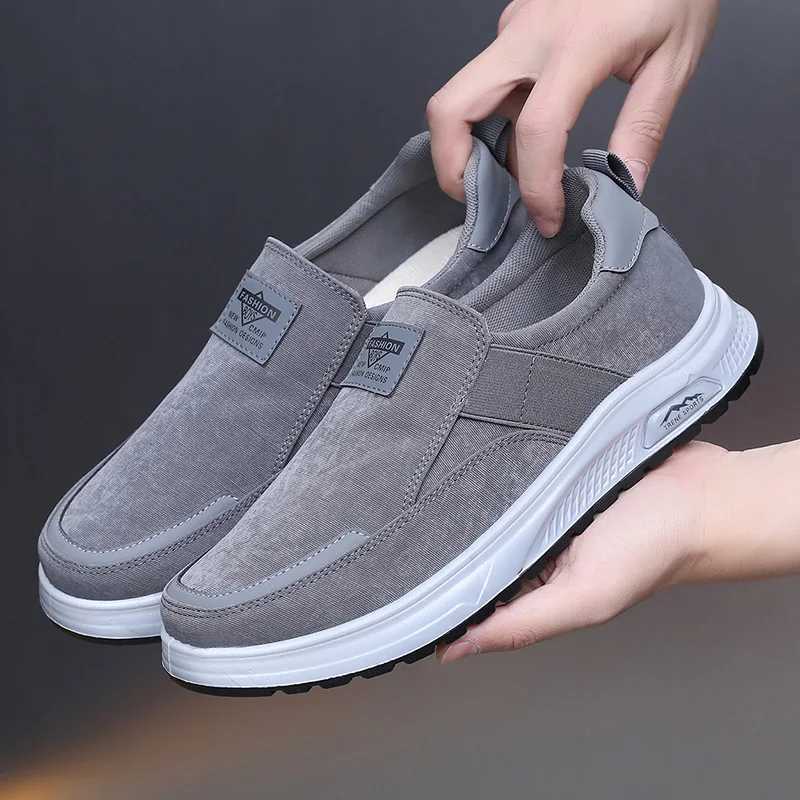 Mens versatile casual shoes cfortable leisure lazy person work shoes outdoor anti-slip casual sports shoes 2025 Y250707