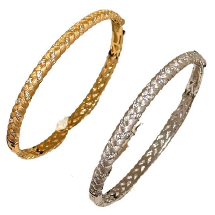 French Italian Brushed Wheat Ear Woven with Dias, Light , Exquisite, Fashionable, Versatile New Chinese Style Bracelet