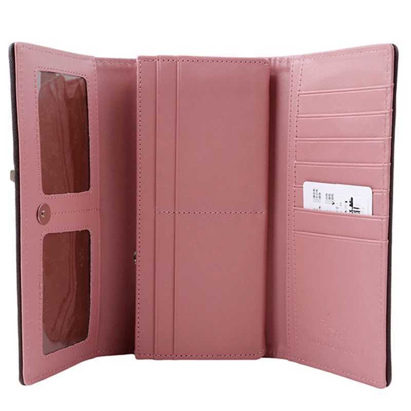 Lg Wallet For Girl Mti-functial PU Wallets Wen Coin Purse Card Holders Cluh Fem Practical Wallets Purses For Gift Y250707