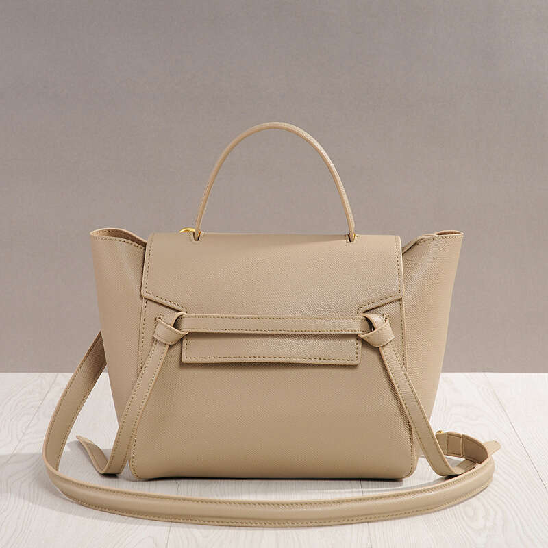 Leather Bag Bucket Bag High Quality Catfish Genuine Leather Women S Large Capacity Crossbody Handbag Fashionable Wing Cowhide Smiley Face Bag Tote Bag