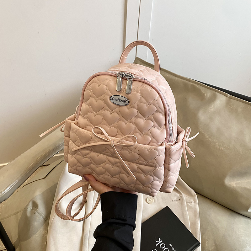 Free shipping designer Ins Trend College Style Backpack 2025 New Korean Fashion High-End Travel Bag Niche Design Women Bag