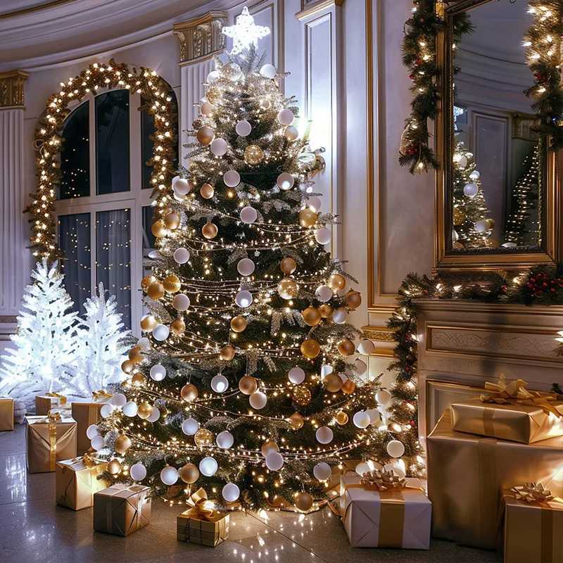 Solar LED Color Light String Flashing Lights Courtyard Garden Festive Christmas Atmosphere Decoration Waterproof Light String W250701