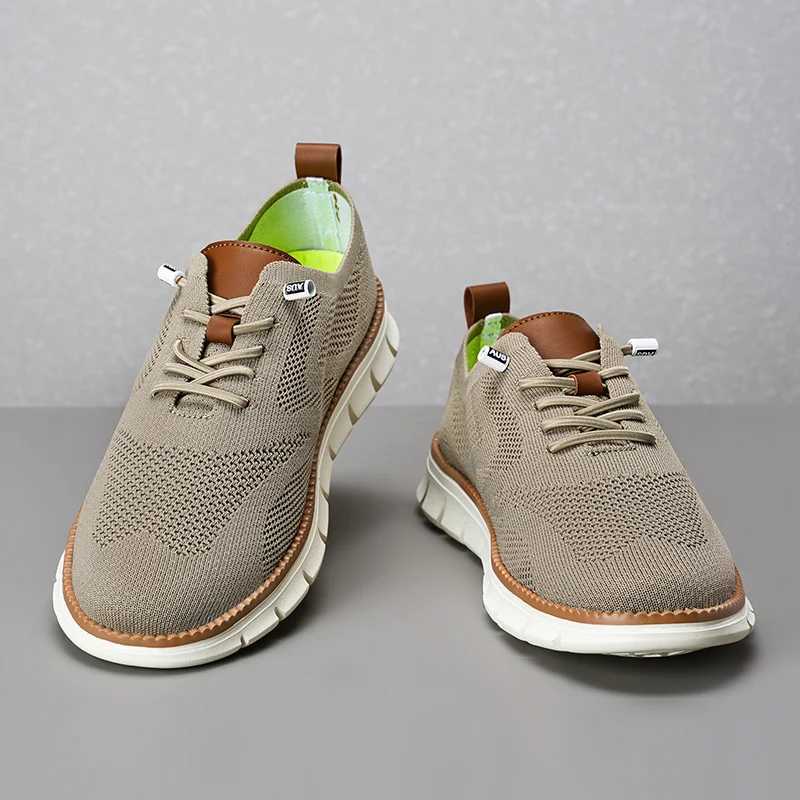 Mens Casual Shoes Non-slip Wear-resistant Mesh Breathable Lightweight Color Mahing Design Multifunctional Casual Sports Shoes Y250707