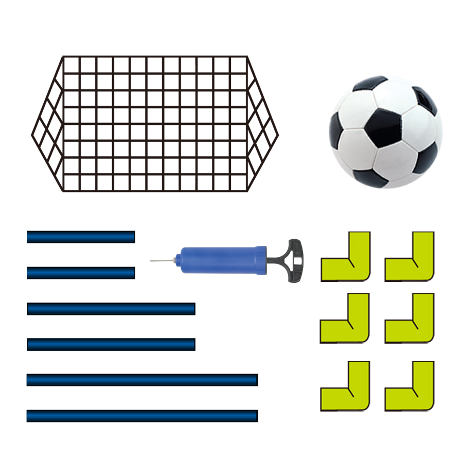 Portable Folding Childrens Soccer Door Toy for Outdoor Play - Ideal Beach Entertaining Accessory