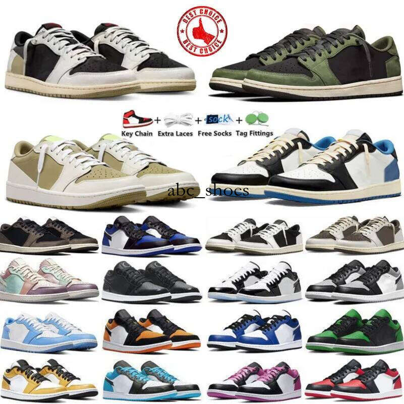 Designer Basketball Shoes 1 1s Sport Valentine's Day Black Bred Brown Panda University Light Grey Military Blue Shy Pink Trainers Sports Sneakers 36-47