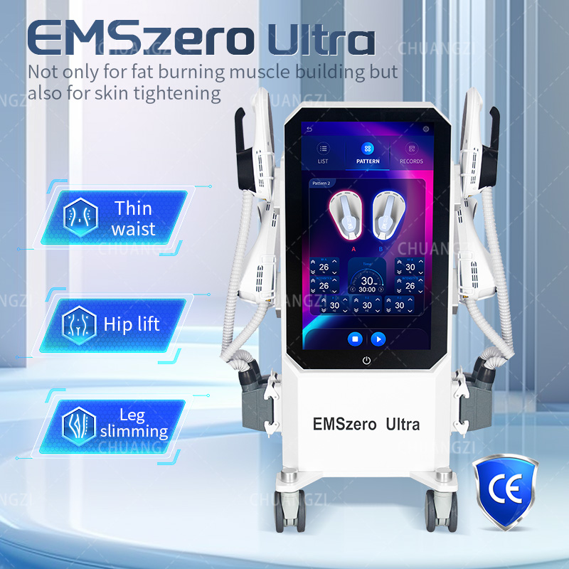 EMSZERO Upgraded Non-invasive Body Shaping Machine Electromagnetic Muscle Training Fat Reduction High-end Machine NEW