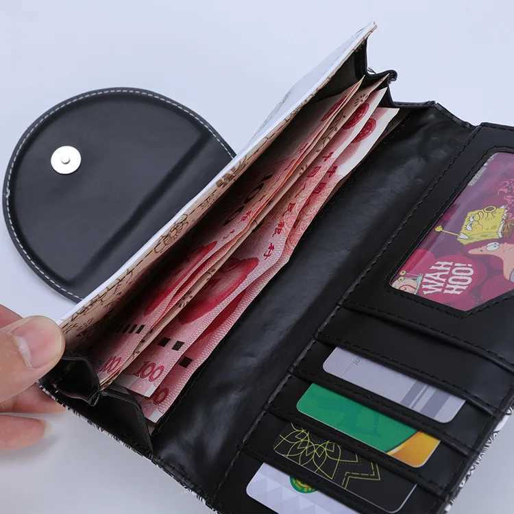 New Design Cute Cartoon Wallet Fi Skl Cartoon Lg Purse for Men and Women With Card Holder Coin Purse Y250707
