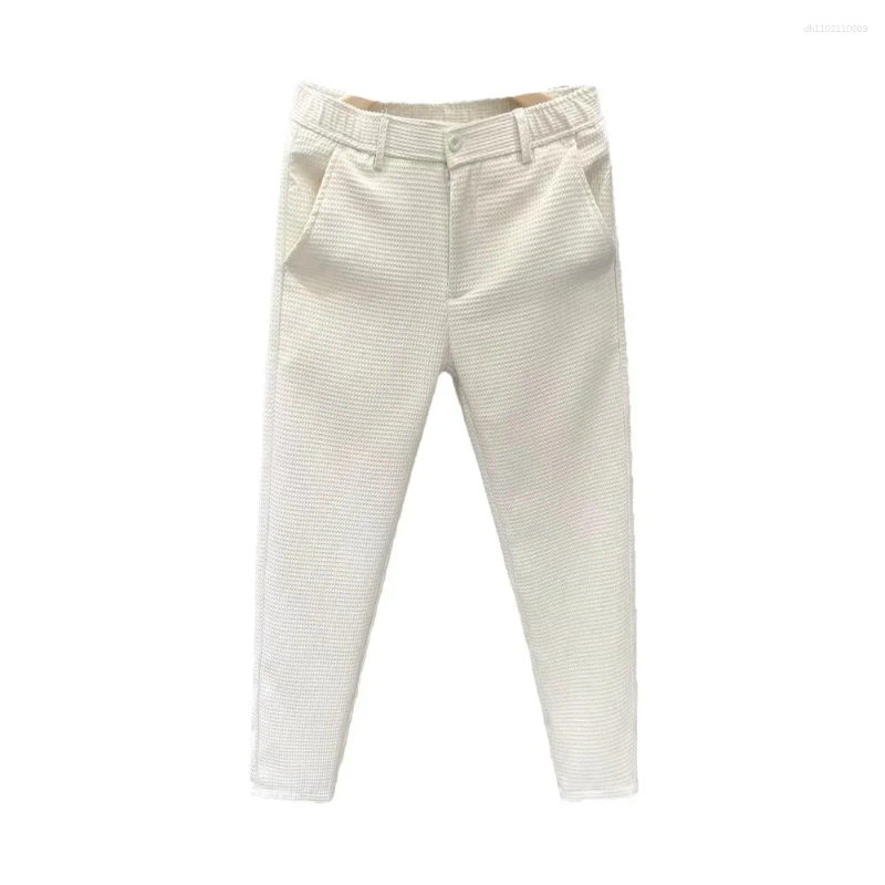 Men's Suits Fashionable Casual Slim Fit Khaki Pants Trendy Business Style Westwear Comfortable Breathable Stretchy Long Trousers - view 6