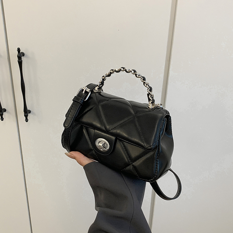 Free shipping designer Korean Style Super Popular Small Square Bag for Women 2025 Hot Item Niche High-End Quilted Chain Bag Versatile Crossbody Bag