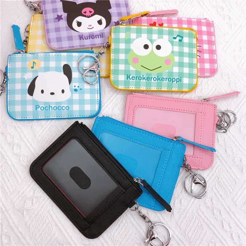Coin Purses Cute Wallet Wen Leisure Zipper Melody Card Holder Kuri Coin Pouch Cartoon Printed Clutch Case Y250707