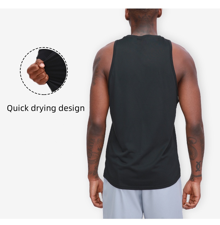 Outdoor Mens Sport Tank Mens Quick Dry Sweat wicking Sleeveless Top Men Wrokout Short Sleeve B90