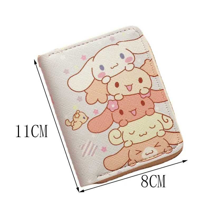 Kaii Coin Purses My Melody Kuri Cinnamoroll Pudding Cute Wallet Keychain Bags Card Holder Clutch Pouch Y250707