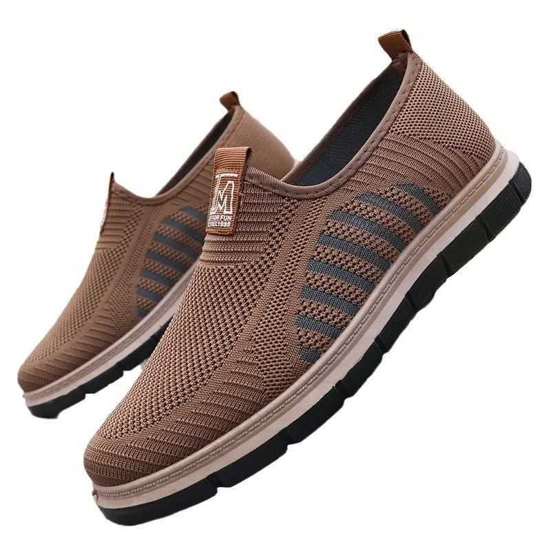 Mens Casual Sneakers Spring Summer Breathable Mesh Lightweight Soft Sole Antimicrobial Sneakers Y250707