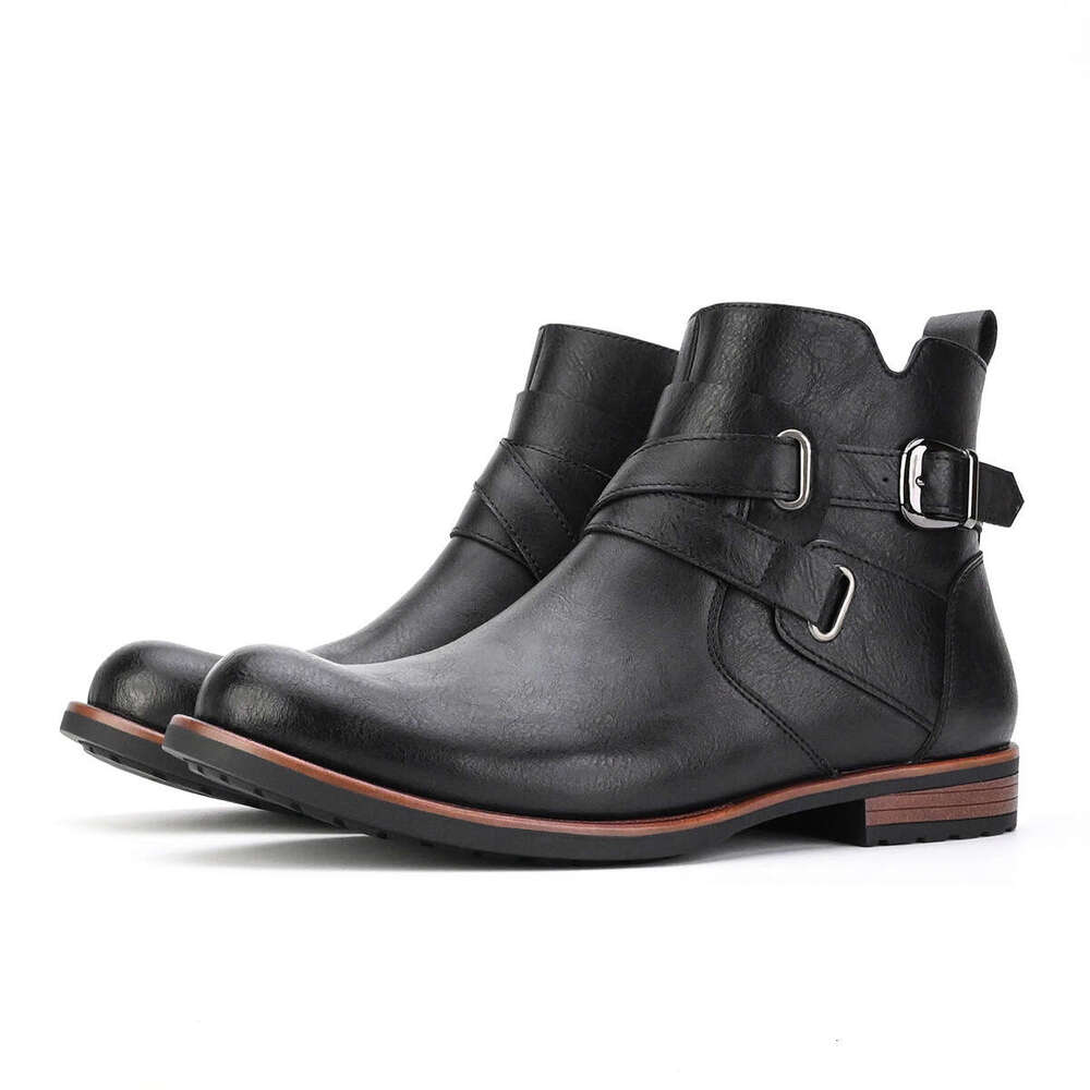 Men's British Style Low Free shipping Heel Daily Casual Boots