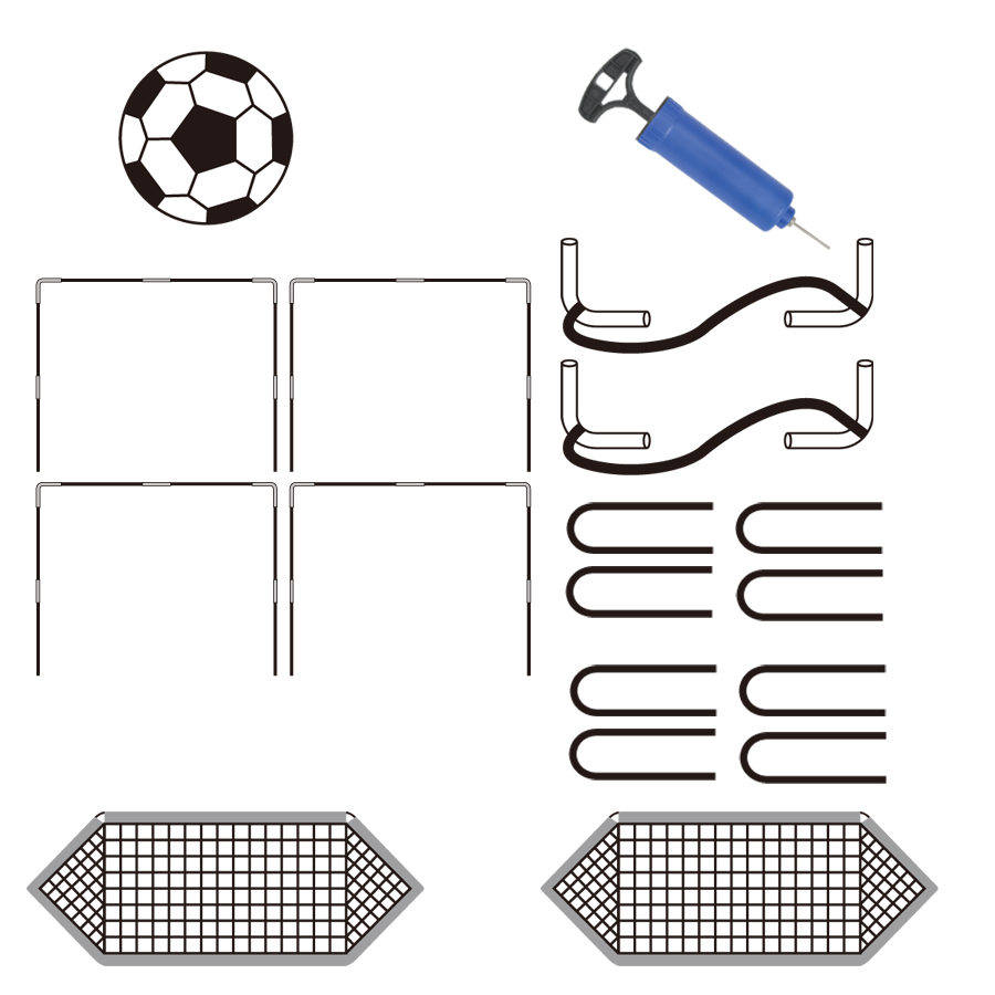 Kids' Entertaining Foldable Ball Target Door Perfect For Family Fun at Home