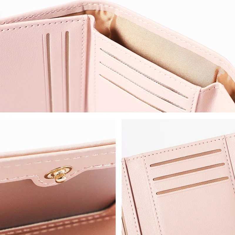 Creative Carto Luck Duck Design Wens Wallet PU Leather Bank Card Holder Kaii Short Fold Wallets C Clip Wens Purses Y250707