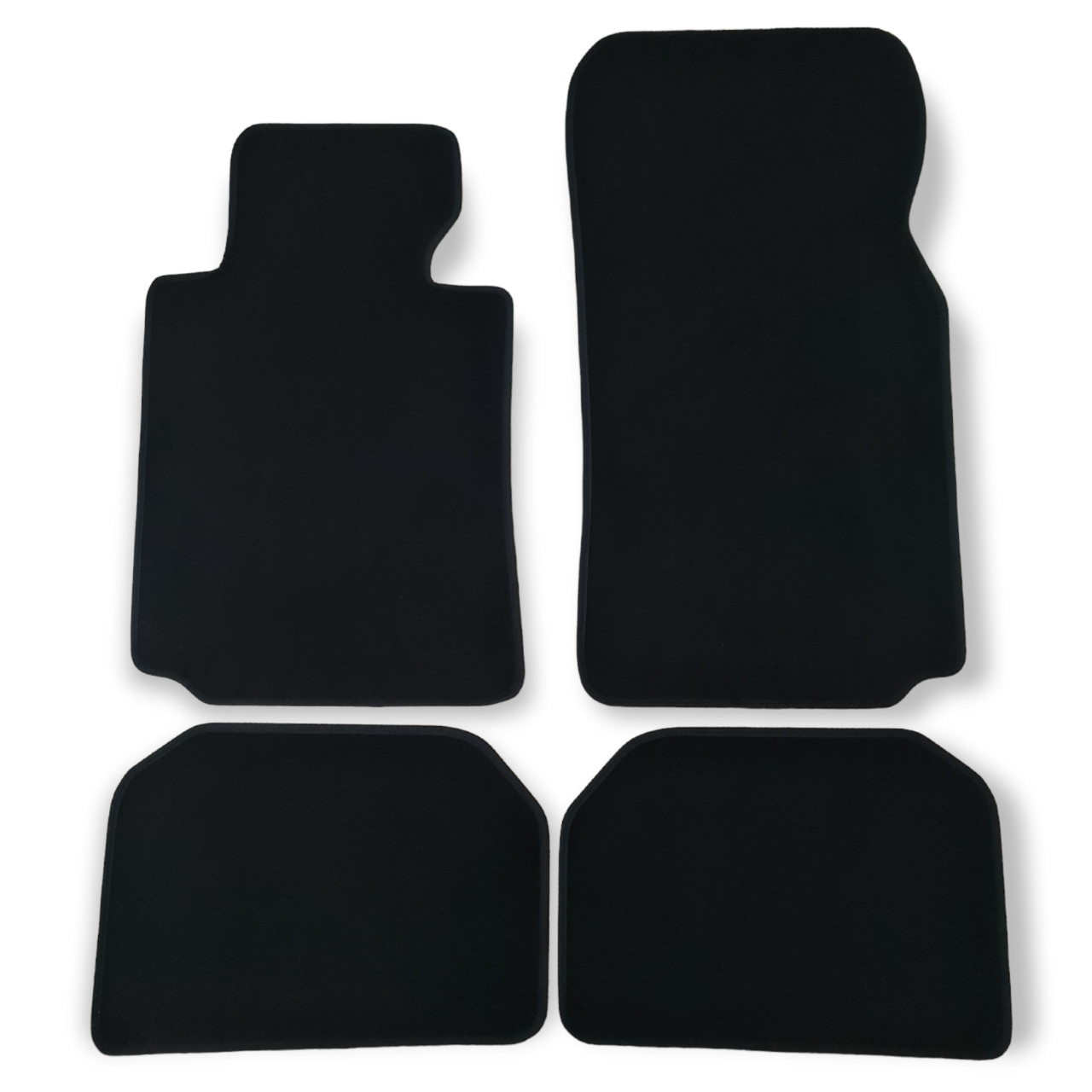 Car Floor Mats For BMW 7 M7 E38 Velour Waterproof Black Carpet Auto Liners New