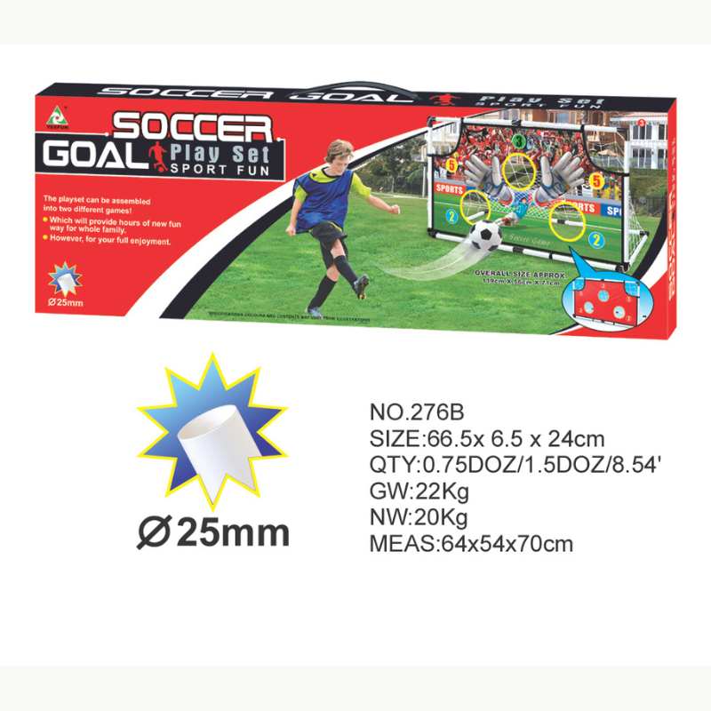 Portable Folding Soccer Door Toy for Children - Interactive Outdoor Game
