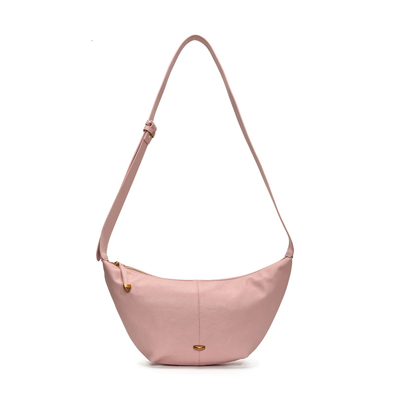 Free shipping designer Korean Version High-Quality Simple Casual Versatile Shoulder Bag Commuter Bag for Women 2025 Summer New Crossbody Dumpling Bag