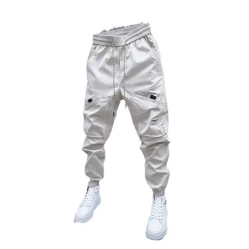 Trendy Versatile Mens Harem Trousers Loose-Fit Autumn Casual Pants New Style Cargo Pants Fashionable Footwear XJ250707