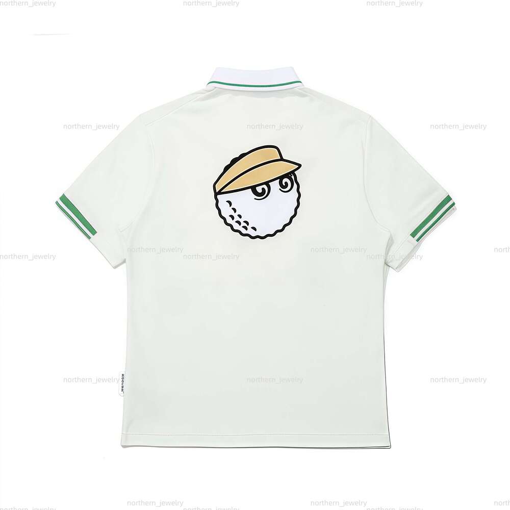 Malbons Clothe Shirts Fashion men women Polo Shirts Designer Cartoon Ball Pattern Cotton Malbone Tshirt Men Women Casual Round Neck Business Sports Short Sleeve 1f4