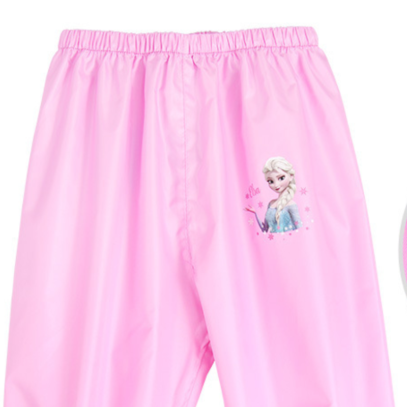 Disney unisex children's rain pants waterproof trousers Oxford cloth rain pants safety reflective strip design pants cartoon printed children