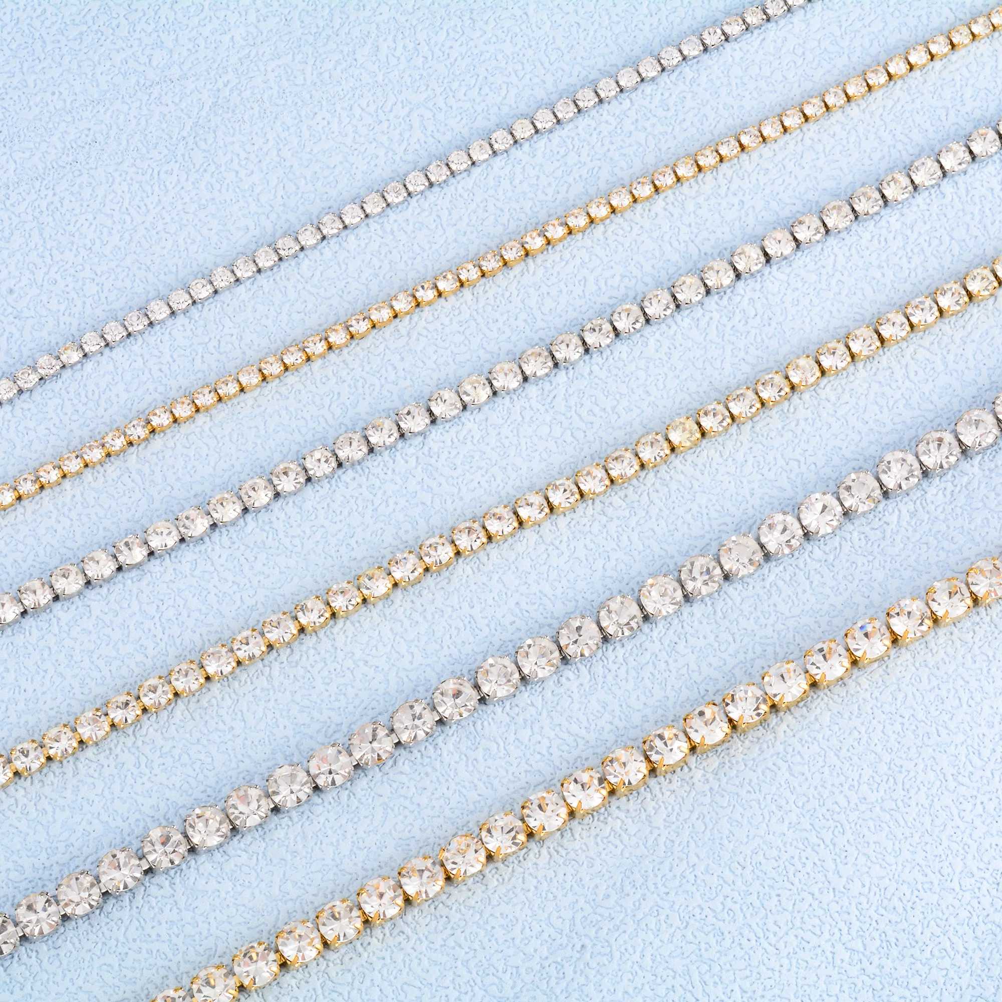 100% Authentic Stainless Steel Cubic Zirconia Tennis Chain Bracelet for Women Ladies Crystal Bangle Minimalism Jewelry Accessories XJ250707