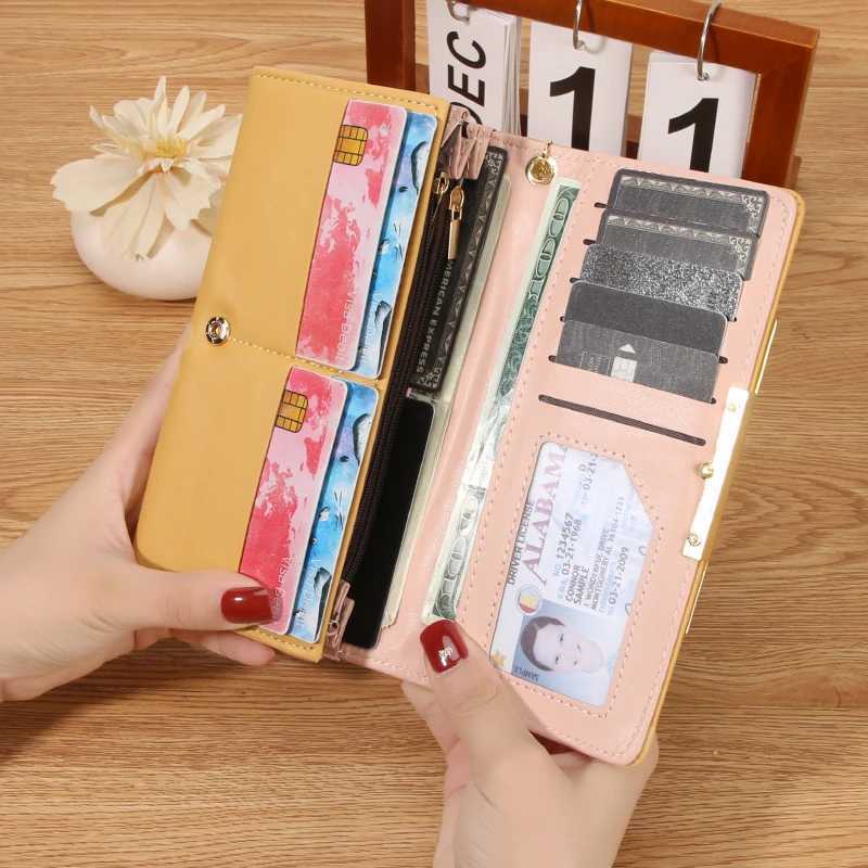 New Three-Fold Wallet for Men; LG High-End Handbag; Ladies Multi-Card Holder; Multi-Functional Ladies Purse Y250707