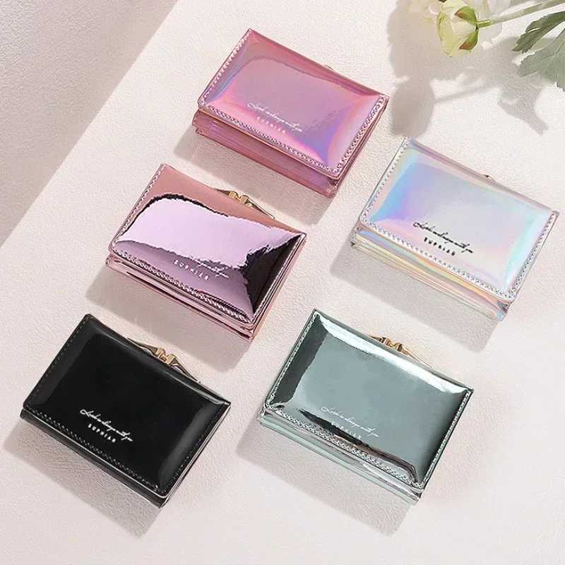 New Wen Wallets Fem PU Leather Purses Short Hasp Purse for Wen Small Mey Bag Coin Purse Card Holder Cluh Dropsing Y250707