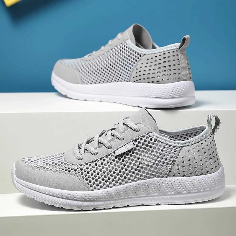 Men Soft Sport Shoes Breathable Fion Mesh Running Shoes Comfortable Men High Quality Outdoor Lightweight Sneakers for Men Y250707