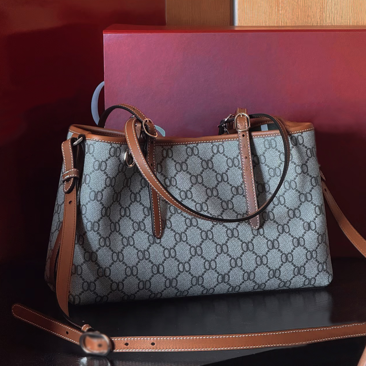 Designer Bag Tote Bag Large Capacity Bag classic Floral Coated Full Print Leather Shopping Bag Women's High-end Handheld Tote Bags Basket Single Shoulder Bags1