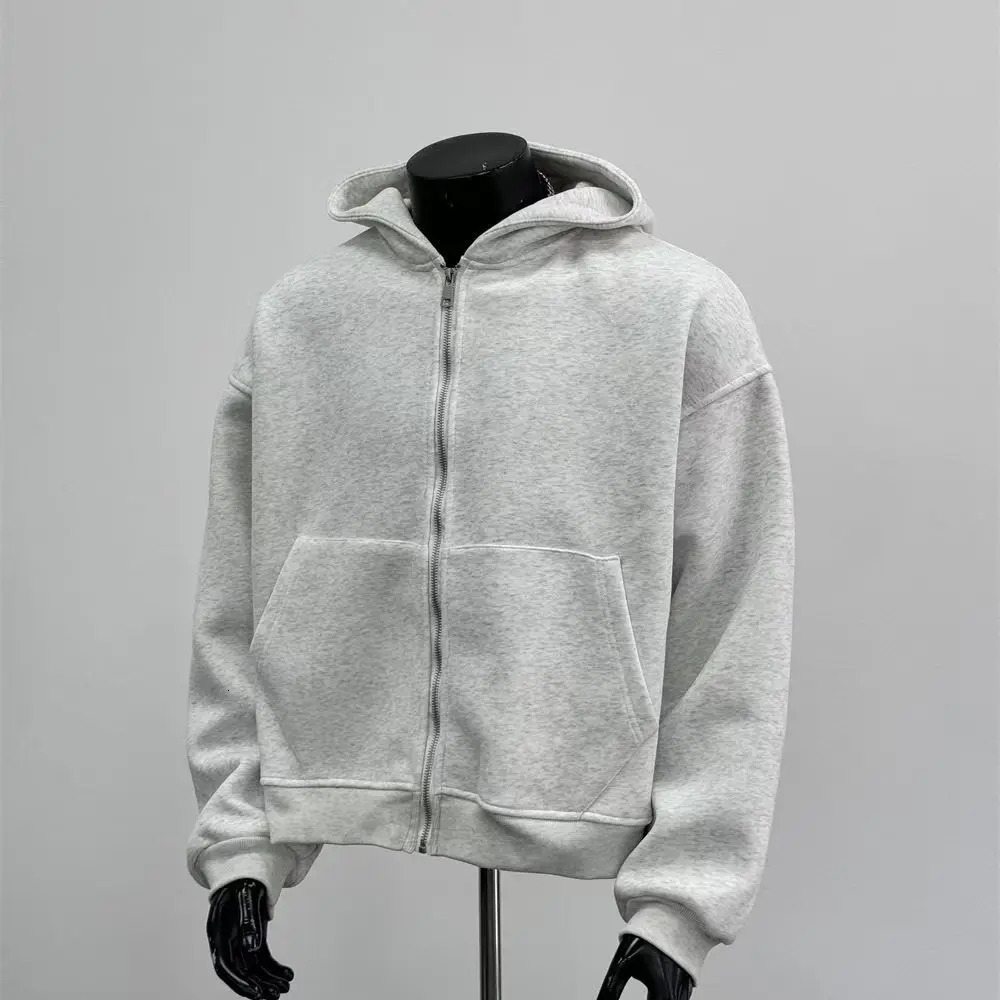 2025 Spring Autumn Mens Hoodie Solid Back Small Bag n Sweatshirt Men Women Trendy Jacket Hooded For Male Coats 250707
