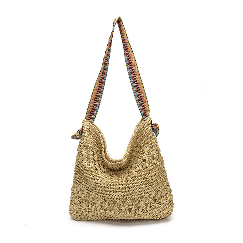 Free shipping designer INS Large Capacity Straw Bag Handwoven Underarm Bag Versatile Shoulder Bag Handbag Beach Seaside Lazy Vacation Bag