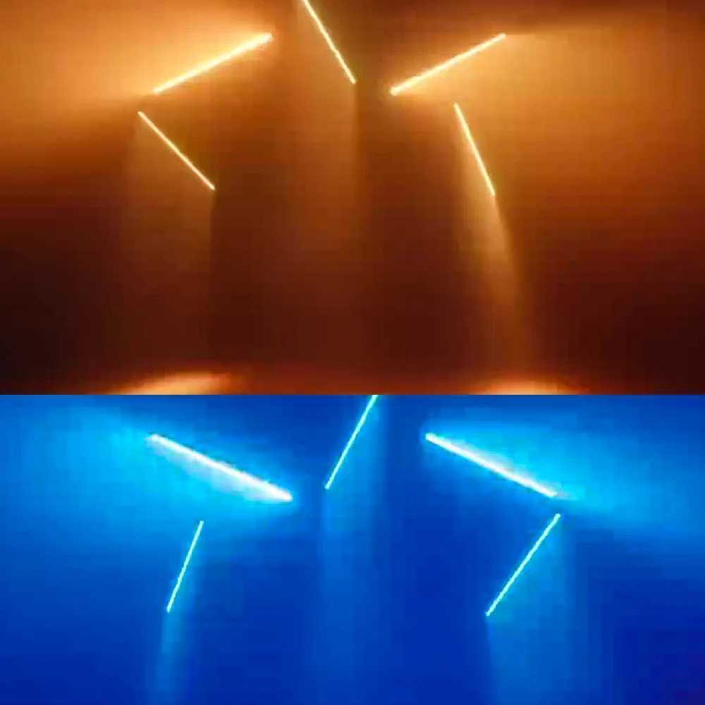 2PCS 150WRGB infinite rotation Washing DMX512RDM Wall Floodlight Flood Down Lighting for DJ Disco Christmas Lights Audience W250701