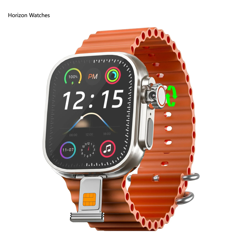 DW99 Ultra Smartwatch 4G/5G Android Watch AMOLED Rotating Camera GPS Health Monitor Suitable for both men and women